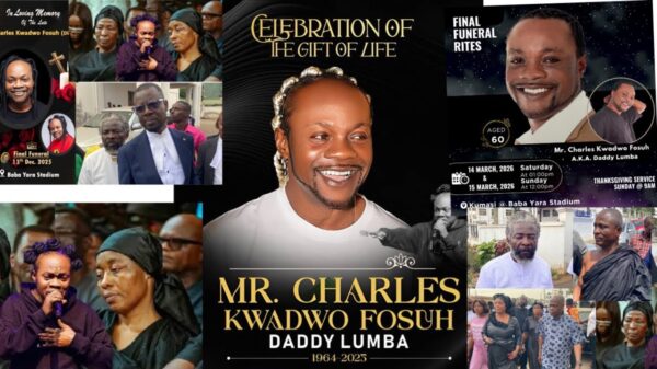 Daddy Lumba Final Funeral Rites, Charles Kwadwo Fosu funeral